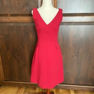 Prada red cocktail dress